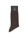 LANVIN COLLECTION LANVIN COLLECTION 毛混タックストライプ JLカット 抗菌防臭 クルー丈 ソックス ナイガイ 靴下・レッグウェア 靴下 ブラウン ブラック グレー