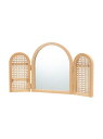 【SALE/50%OFF】Francfranc アクセサリー収納付き ナチュラル ミラー フランフラン メイク道具・美容器具 手鏡・メイクミラー【RBA_E】