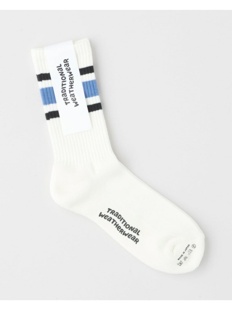 Traditional Weatherwear WAVE LOGO LINE SOCKS GTS gfBVi EFU[EFA ܁EMtgȆ ̑