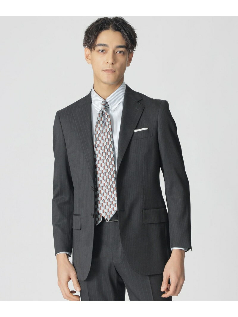 【SALE／23%OFF】Paul Stuart 【Nikkei magazine掲載】【BAKER MODEL】シャドウフェイドストライプ柄スーツ ポール・スチュアート スーツ・フォーマル セットアップスーツ グレー ネイビー【RBA_E】【送料無料】