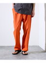 GLOSTER 【GLOSTER/グロスター】TROPICAL BEACH PANTS イージーパンツ フレディ アンド グロスター パンツ その他のパンツ ベージュ ブルー オレンジ【送料無料】