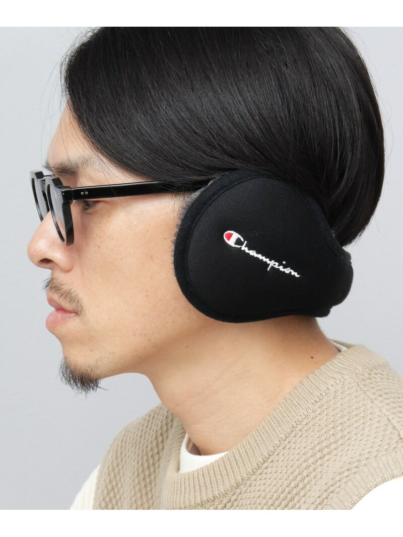 Champion チャンピオン Champion イヤーマフ イヤーマフラー 耳あて スウェット エー.エム.エス. ファッション雑貨 イヤーマフ ブラック