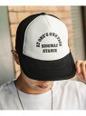 SIDEWAY STANCE SIDEWAY STANCE カレッジロゴ メッシュキャップ インプローブス 帽子 キャップ(4)