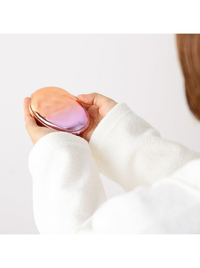 Francfranc 繰り返し使えるカイロ ウェーブ typeC対応 充電式 モバイルバッテリー機能 フランフラン イ..