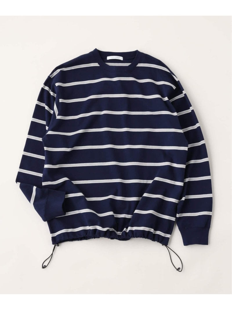【SALE／30%OFF】JOURNAL STANDARD ボーダー ドローストリング ロングカットソー ジャーナル スタンダード トップス カットソー・Tシャツ ネイビー ブラック レッド【RBA_E】【送料無料】