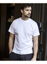 【SALE/30%OFF】1PIU1UGUALE3 RELAX 1PIU1UGUALE3 RELAX ヘム刺繍ロゴ半袖Tシャツ シフォン トップス カットソー・Tシャツ ブラック ホワイト【RBA_E】【送料無料】