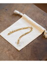 SENTI CUT FIGARO BRACELET GD シルバー925*金メッキブレス コンポジット アクセサリー・腕時計 ブレスレット・バングル ゴールド【...
