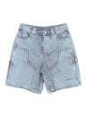 ア・ベイシング・エイプ A BATHING APE ACID WASH WORK SHORTS ア ベイシング エイプ パンツ ジーンズ・デニムパンツ ブルー【送料無料】