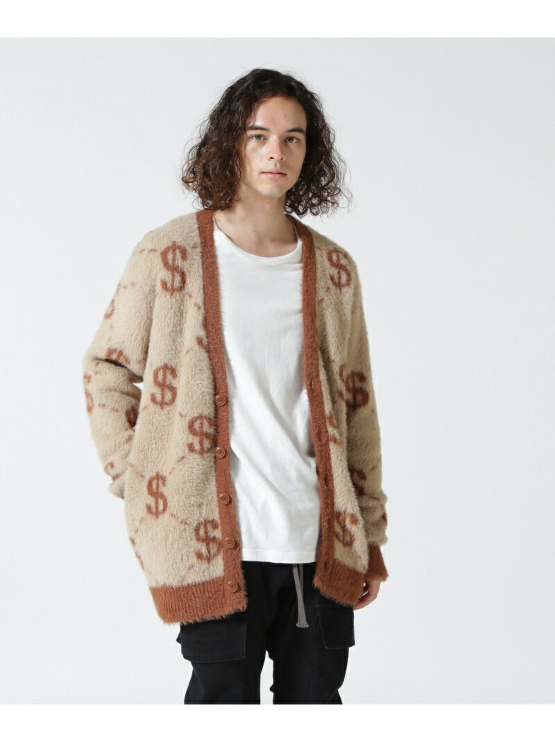 【SALE／40%OFF】ROYAL FLASH STUD MUFFIN/スタッドマフィン/$カーディガン ロイヤルフラッシュ トップス カーディガン ブラウン グリーン【RBA_E】【送料無料】のサムネイル