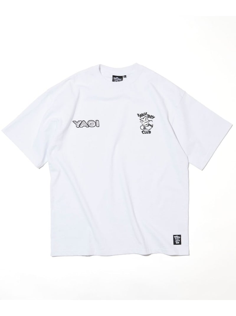 【SALE／75%OFF】BAD BOY BOTH SIDE LOGO TEE(限定展開) フリークスストア トップス カットソー・Tシャツ ホワイト ブラック ブルー【RBA_E】