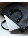 BEAMS HEART MEN ナイロン * レザー ブリーフバッグ(A4サイズ収納可能) ビームス ハート バッグ ビジネスバッグ・ブリーフケース ブラック ネイビー【送料無料】