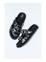 TOGA VIRILIS Buckle sandals トーガ シューズ・靴 サンダル ブラック【送料無料】