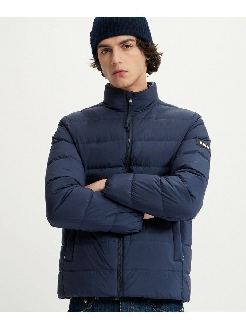 エーグル ダウンベスト メンズ 【SALE／30%OFF】AIGLE 撥水 ライトダウンジャケット エーグル ジャケット・アウター ダウンジャケット・ダウンベスト ネイビー ブラック グレー【RBA_E】【送料無料】