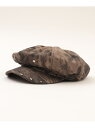 【SALE/20%OFF】WEGO MEN'S スタッズ付スターパッチワークキャスケット ウィゴー 帽子 その他の帽子【RBA_E】
