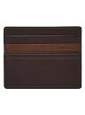 フォッシル 財布 メンズ FOSSIL Kieran Card Case SML1862202 フォッシル 財布・ポーチ・ケース 名刺入れ・カードケース ブラウン【送料無料】