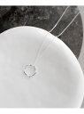 SENTI RING NECKLACE WAVE SV ウエーブリング*チェーンネックレス(シルバー925) コンポジット アクセサリー・腕時計 ネックレス シ...