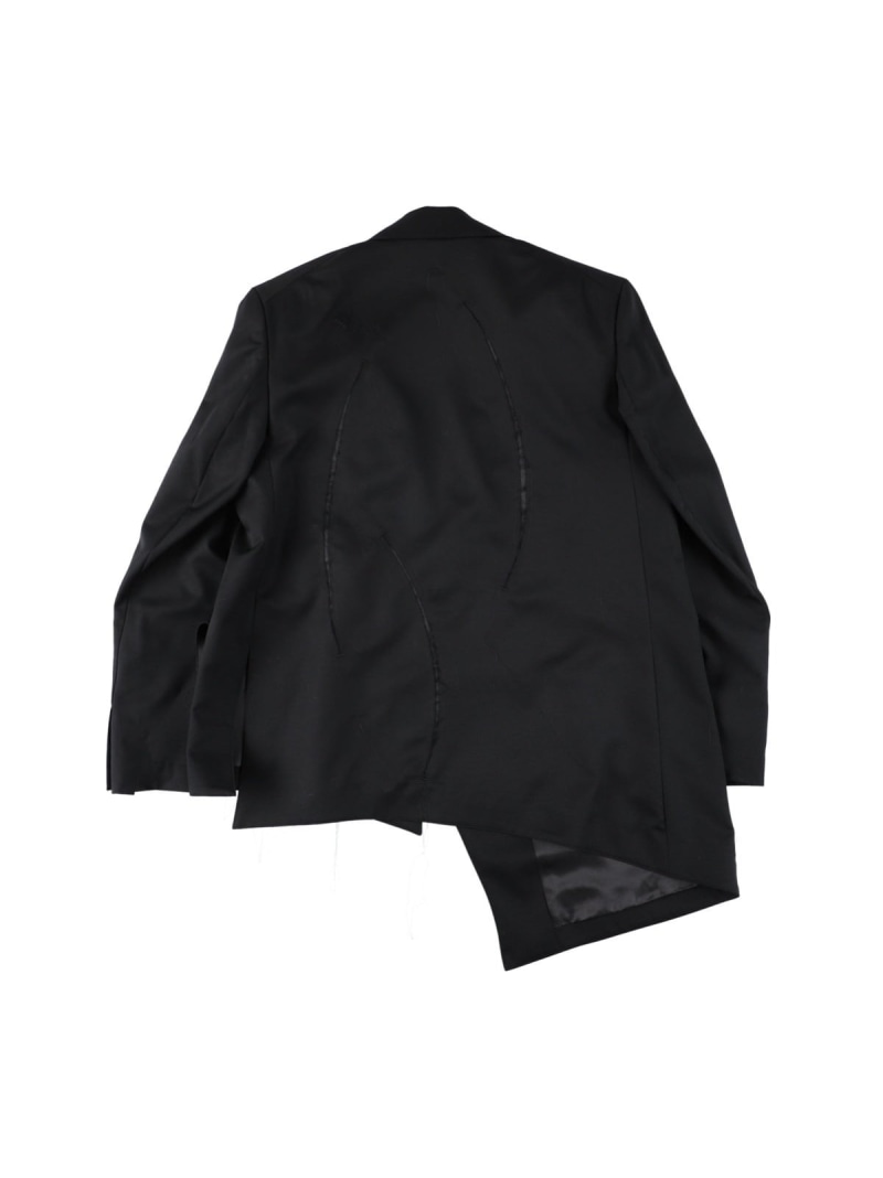 【SALE／40%OFF】sulvam 【25SS】＜sulvam＞スラッシュオーバージャケット サルバム ジャケット・アウター テーラードジャケット・ブレザー ブラック【RBA_E】【送料無料】