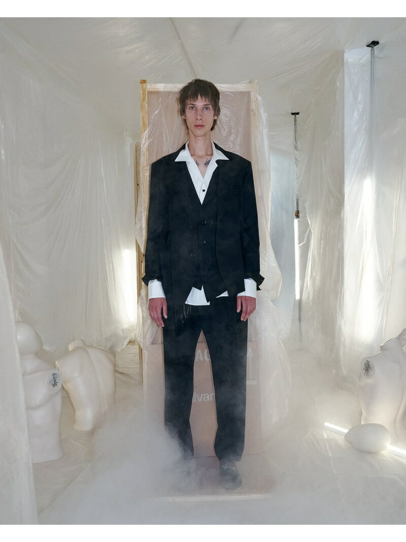 【SALE／40%OFF】sulvam 【25SS】＜sulvam＞スラッシュオーバージャケット サルバム ジャケット・アウター テーラードジャケット・ブレザー ブラック【RBA_E】【送料無料】