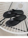 EDIFICE ISLAND SLIPPER(アイランドスリッパ) 別注クロコ ナローストラップサンダル エディフィス シューズ・靴 サンダル ブラック【送料無...