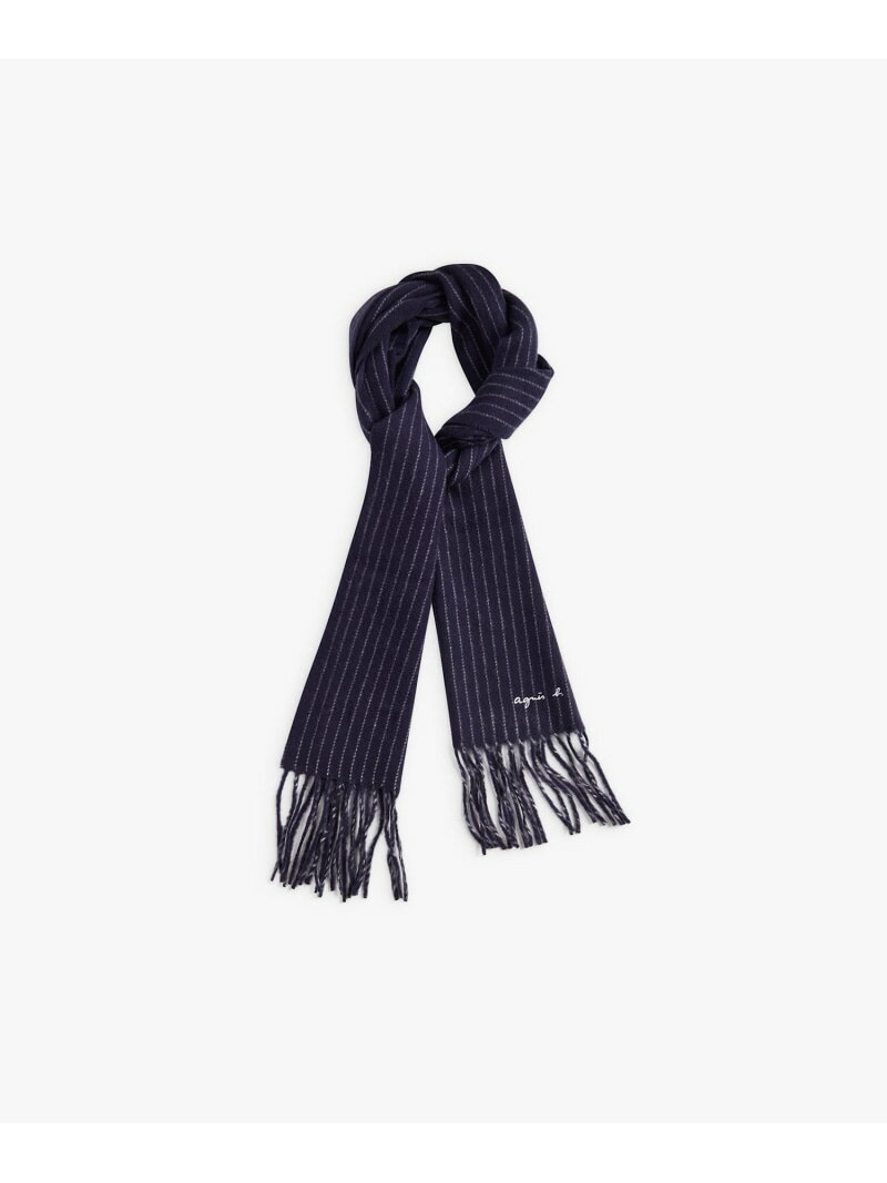 agnes b. HOMME ストール アニエスベー ファッション雑貨 マフラー・ストール・ネックウォーマー ネイ..