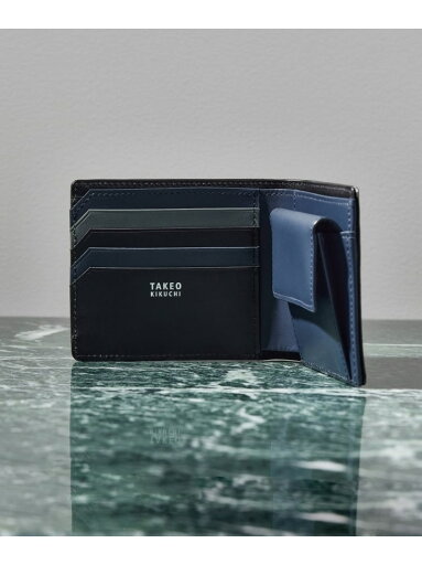 【SALE/20%OFF】TAKEO KIKUCHI 配色型押しレザー 2つ折り財布 タケオキクチ 財布・ポーチ・ケース 財布 ネイビー ブルー グリーン ブラック【RBA_E】【送料無料】 【SALE/20%OFF】TAKEO KIKUCHI 配色型押しレザー 2つ折り財布 タケオキクチ 財布・ポーチ・ケース 財布 ネイビー ブルー グリーン ブラック【RBA_E】【送料無料】