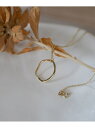 SENTI RING NECKLACE WAVE GD ウエーブリング*チェーンネックレス(シルバー925*金メッキ) コンポジット アクセサリー・腕時計 ネッ...