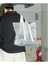 URBAN RESEARCH 【予約】HYBRID CUBEN DAD TOTE BAG アーバンリサーチ バッグ トートバッグ ホワイト ブラック【先行予約】*【送料無料】