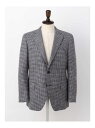 【SALE/30%OFF】Aquascutum MEN Wool Silk Houndstooth Jacket アクアスキュータム ジャケット・アウター テーラードジャケット・ブレザー ネイビー【RBA_E】【送料無料】