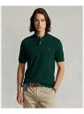 POLO RALPH LAUREN カスタム スリム フィット メッシュ ポロシャツ ラルフローレン トップス ポロシャツ グリーン【送料無料】