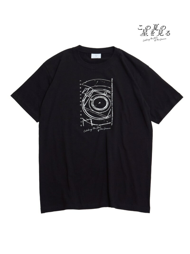 CONVERSE TOKYO 【この夏の星を見る】TELESCOPE TEE コンバーストウキョウ トップス カットソー・Tシャツ ブラック【送料無料】のサムネイル