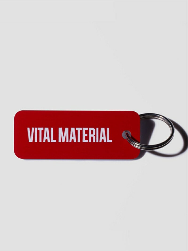 楽天Rakuten Fashion MenVITAL MATERIAL VITAL MATERIAL × Various Keytags CRIMSON / WHITE ヴァイタル マテリアル ファッション雑貨 チャーム・キーチェーン レッド