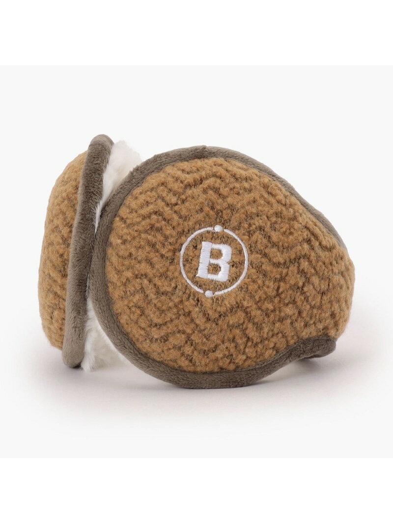 BRIEFING GOLF ウール ボア イヤーマフ ブリーフィング ファッション雑貨 イヤーマフ ブラック グレー ..