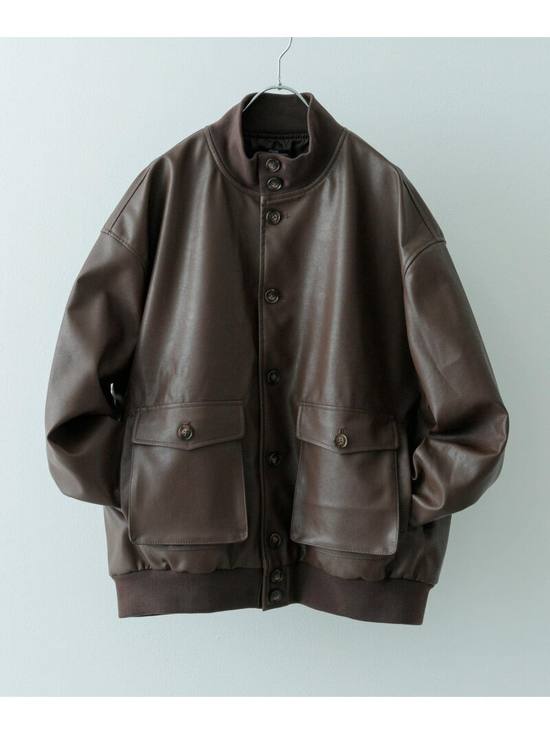 【SALE／10%OFF】URBAN RESEARCH ITEMS F.L. a-1 フライトジャケット アーバンリサーチアイテムズ ジャケット・アウター テーラードジャケット・ブレザー ブラック ブラウン【RBA_E】【送料無料】