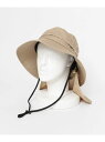 Sonny Label UVカットサンシェードバケットハット サニーレーベル 帽子 ハット ベージュ ブラック