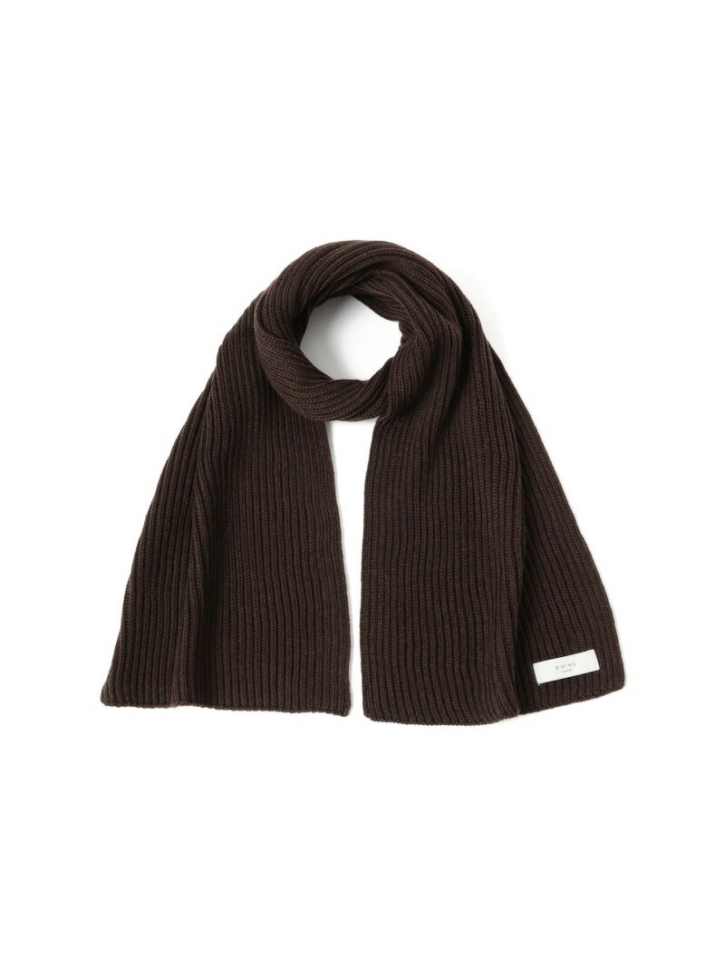 B:MING by BEAMS リブ マフラー ビーミング ライフストア バイ ビームス ファッション雑貨 マフラー・..