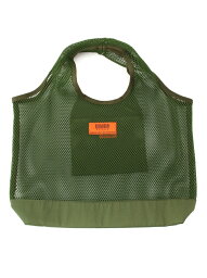 【SALE／10%OFF】UNIVERSAL OVERALL UNIVERSAL OVERALL/MESH TOTE BAG テットオム バッグ トートバッグ グリーン ブラック ベージュ【RBA_E】【送料無料】