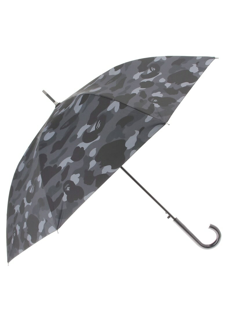 A BATHING APE COLOR CAMO UMBRELLA ア ベイシング エイプ ファッション雑貨 傘・長傘 グレー【送料無料】