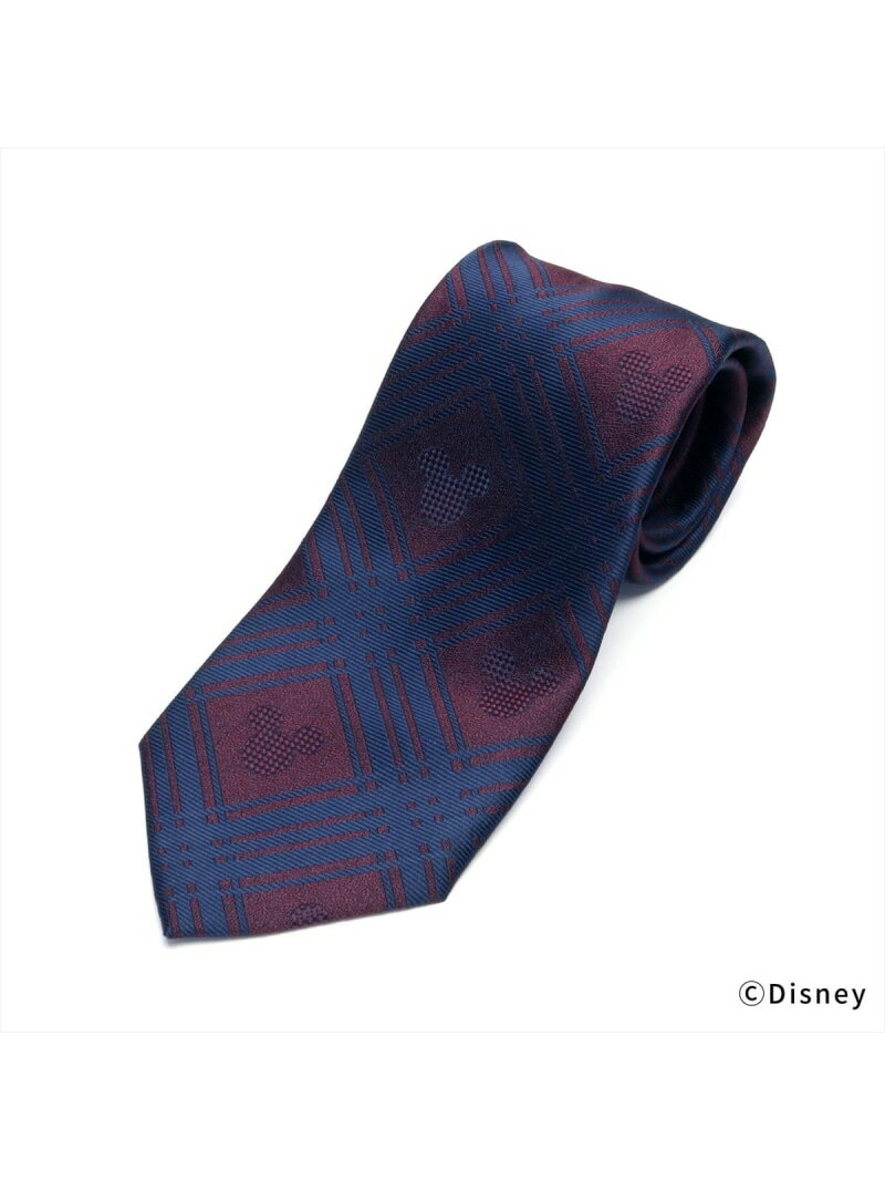 TOKYO SHIRTS 【ディズニー】 ネクタイ クラシック ボルドー ビジネス フォーマル BM15H500GHAJ2PD-89-940 トーキョーシャツ スーツ・フォーマル ネクタイ・蝶ネクタイ レッド