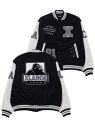 エクストララージ スタジャン メンズ XLARGE OG LOGO VARSITY JACKET ジャケット XLARGE エクストララージ ジャケット・アウター スタジャン・スカジャン ブラック ブラウン グリーン ネイビー【送料無料】