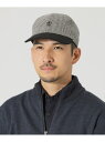 【SALE/40%OFF】THE SCOTCH HOUSE ハウンドトゥースコンビキャップ ザ・スコッチハウス 帽子 キャップ ホワイト グレー ブラウン【RB...