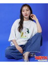【SALE/50%OFF】FREAK'S STORE うる星やつら △□ ラムちゃん Tシャツ【限定展開】 25SS フリークスストア トップス カットソー・Tシャツ ホワイト ブラック【RBA_E】