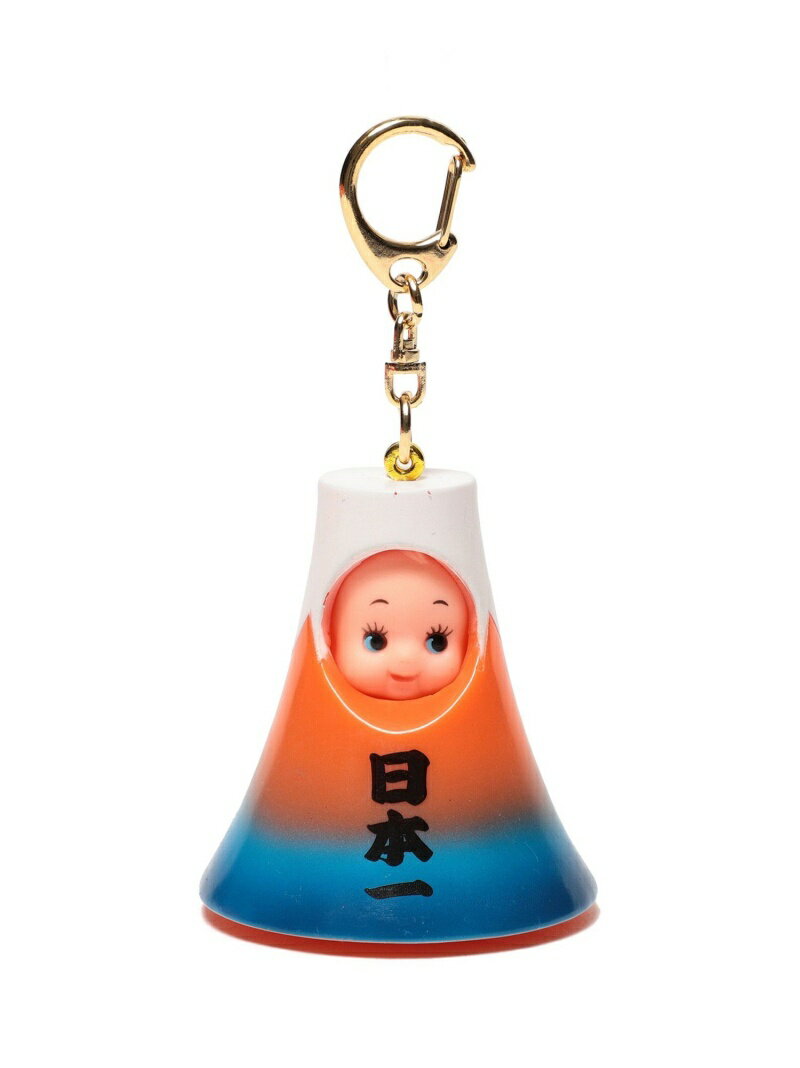 BEAMS JAPAN オビツ製作所 * BEAMS JAPAN / 別注 オレンジ かぶりものキューピー キーホルダー 富士 ビームス ジャパン ファッション雑貨 その他のファッション雑貨のサムネイル