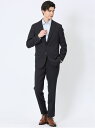 TAKA-Q 軽量メッシュ レギュラーフィット 2ボタン2ピーススーツ チェック紺 【25SS】 メンズ セットアップ ジャケット ビジネス カジュアル 通勤 ...