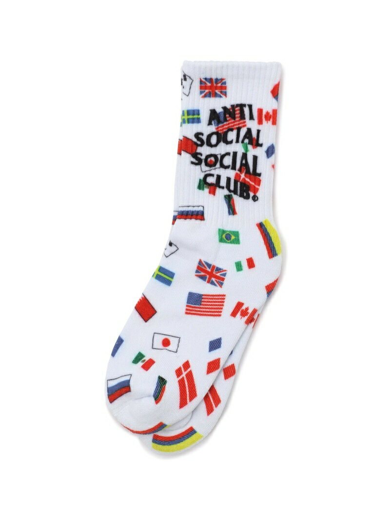 LHP AntiSocialSocialClub/アンチソーシャルソーシャルクラブ/BUSINESS SOCKS エルエイチピー 靴下・レッグウェア 靴下 ホワイト ブラック【送料無料】