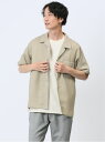 【SALE/52%OFF】TAKA-Q 軽量シアー オープンカラー半袖シャツ メンズ Tシャツ カットソー カジュアル インナー トップス ギフト プレゼント ...