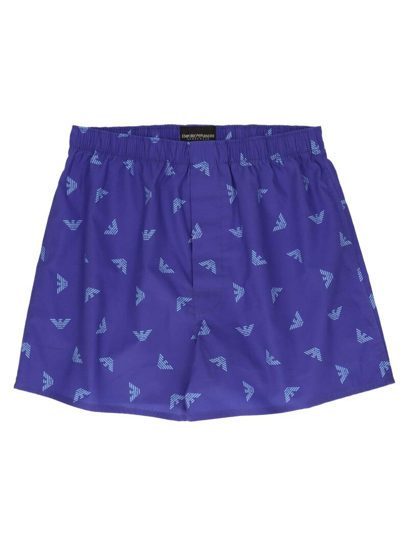 EMPORIO ARMANI EMPORIO ARMANI FLYING EAGLE コットン トランクス 前開き 日本サイズ ナイガイ インナ..