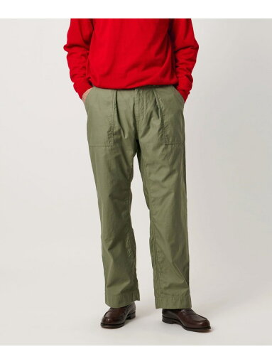 UNITED ARROWS オーガニックコットン バックサテン ファティーグパンツ ユナイテッドアローズ パンツ その他のパンツ グリーン【送料無料】 UNITED ARROWS オーガニックコットン バックサテン ファティーグパンツ ユナイテッドアローズ パンツ その他のパンツ グリーン【送料無料】
