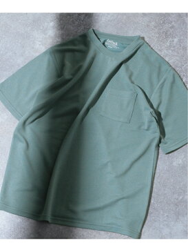 【SALE/50%OFF】B.C STOCK リネンコンサーフニットTシャツ ベーセーストック カットソー Tシャツ ネイビー ホワイト ブルー【RBA_E】