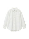 【SALE/40%OFF】CONVERSE TOKYO SCALLOPED EMBROIDERY SHIRTS コンバーストウキョウ トップス シャツ・ブラウス ブルー ホワイト ブラック【RBA_E】【送料無料】