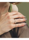 les bon bon les bon bon/princess double ring gold BOB609 セットアップセブン アクセサリー・腕時計 リン...